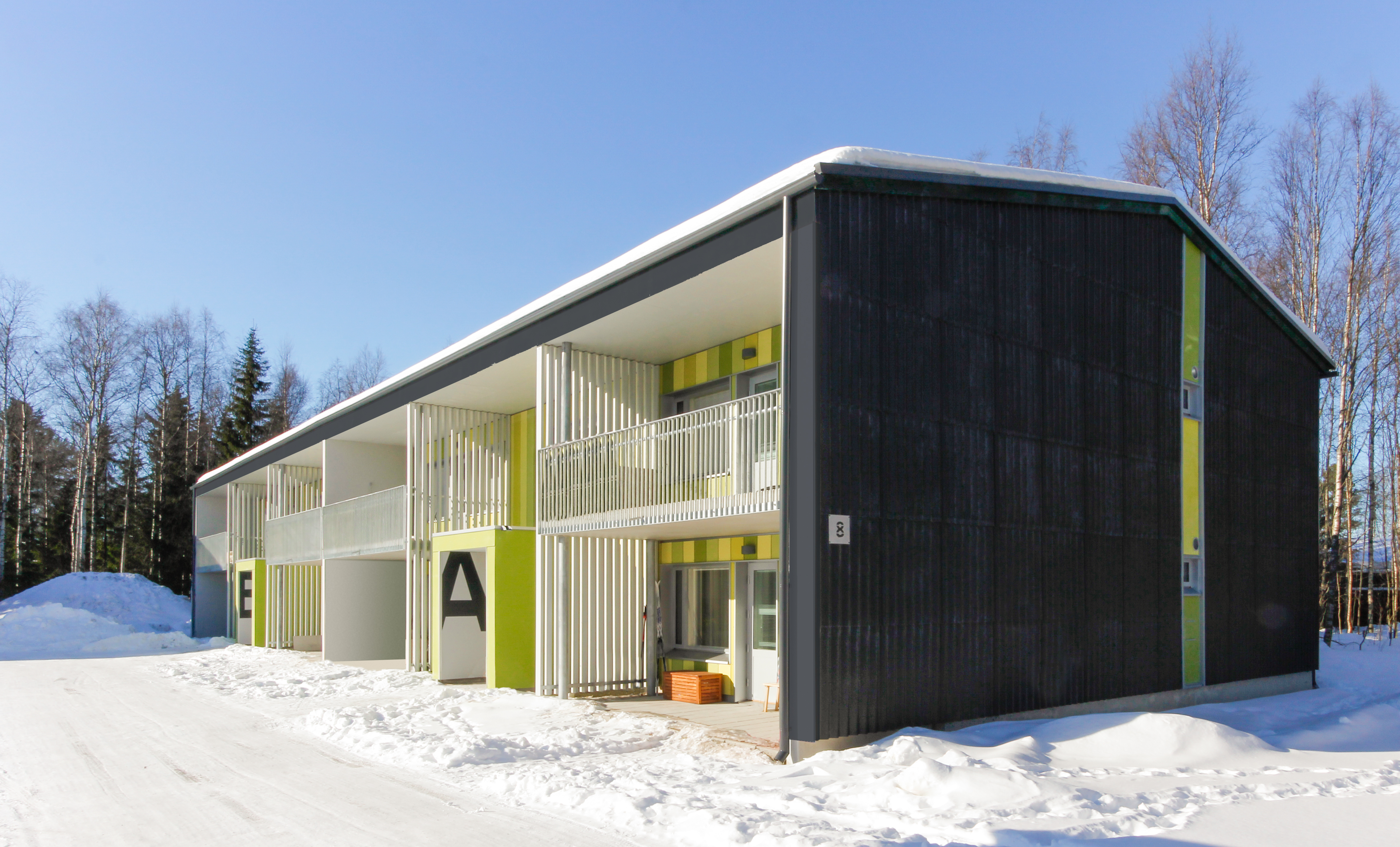 Industrial energy efficient retrofitting of resident buildings in cold climates